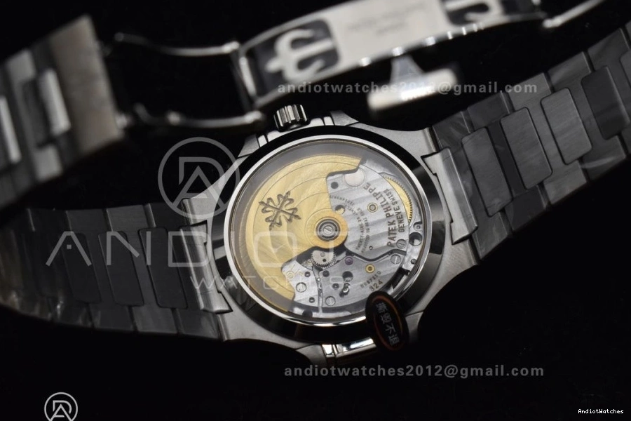 Best Blue Clone 7118 3KF Bracelet 915 V Edition on SS Dial 1:1 Flexible Super Textured Nautilus A324 0817